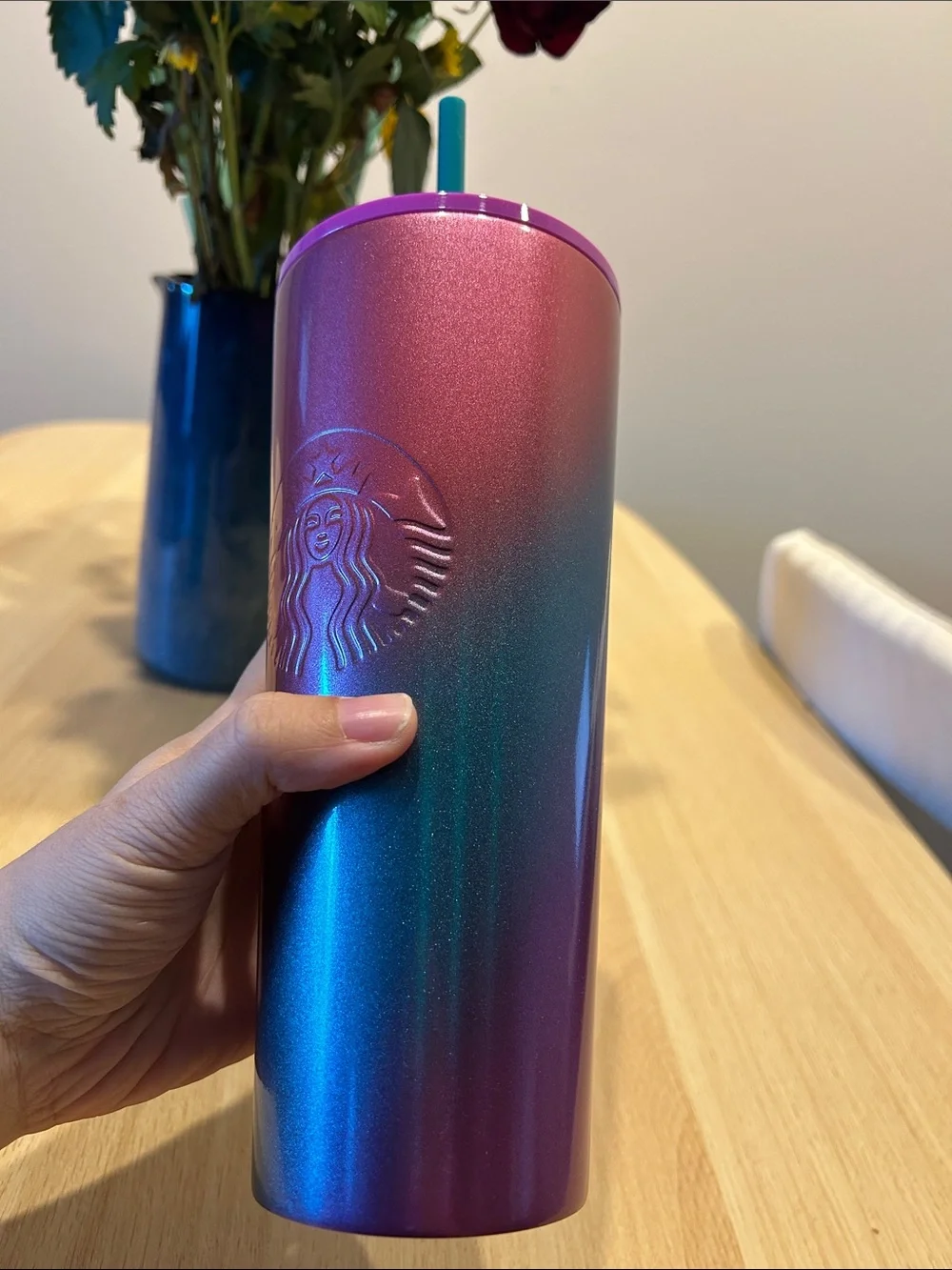 Starbucks sleek stainless